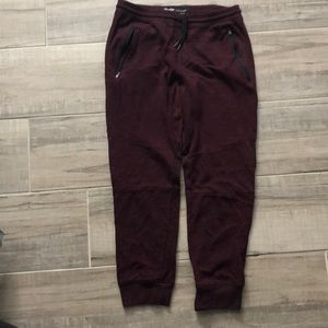 Boys maroon joggers